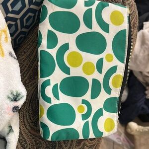 Tabitha Brown Cosmetic Bag
Green and Yellow Patterned Pouch